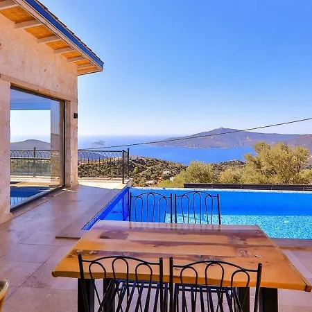 Vilă 1 Bedroom Seaview With Private Indoor - Outdoor Pool Hot Tub Kalkan